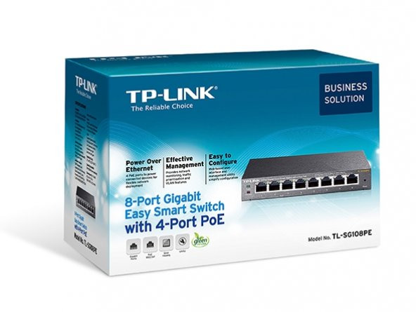 TL OMADA RR TL-SG108PE 8 PORT G.BIT SWITCH.4 PORT - 3
