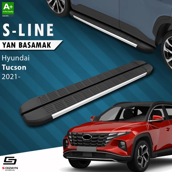 S-Dizayn Hyundai Tucson 4 S-Line Aluminyum Yan Basamak 173 Cm 2021-2024 A+ Kalite