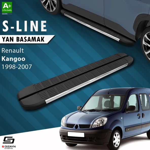 S-Dizayn Renault Kangoo S-Line Krom Yan Basamak 183 Cm 1998-2007 A+ Kalite