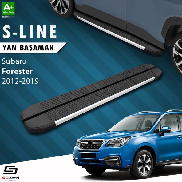 S-Dizayn Subaru Forester 4 S-Line Aluminyum Yan Basamak 183 Cm 2012-2019 A+ Kalite