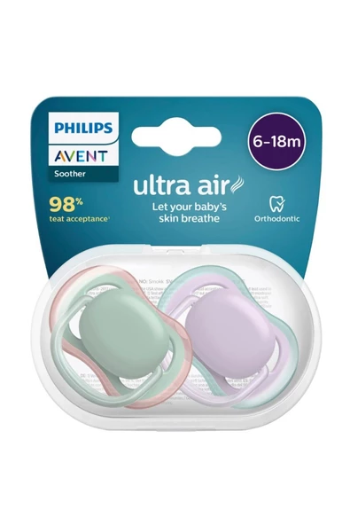 AVENT Ultra Air Emzik 6-18 Ay 2li Kız 8710103993070