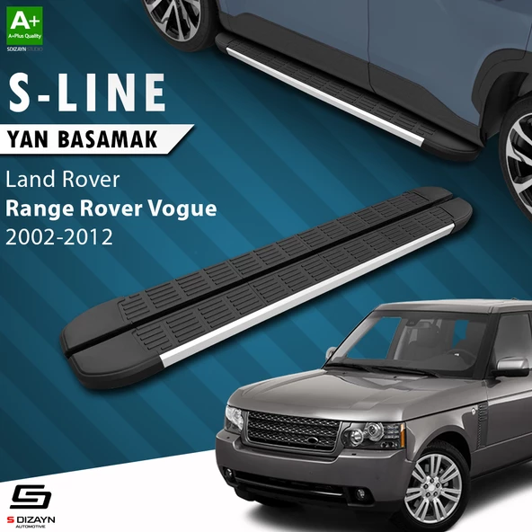 S-Dizayn Land Rover Range Rover Vogue 2 S-Line Aluminyum Yan Basamak 183 Cm 2002-2012 A+ Kalite