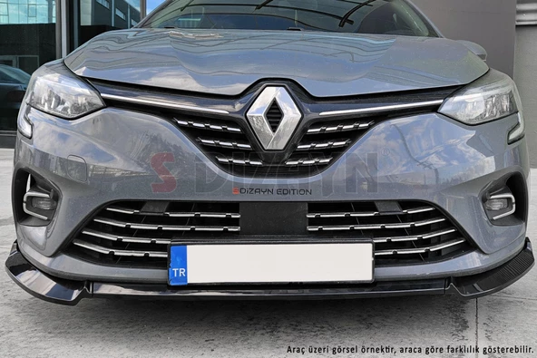 S-Dizayn VW Golf 7,5 ABS Plastik Ön Tampon Alt Lip 3 Prç. 2018-2020 A+Kalite - 8