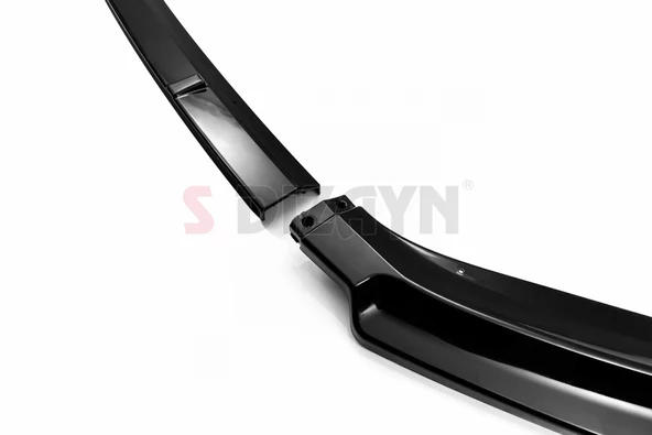 S-Dizayn VW Polo 6 ABS Plastik Ön Tampon Alt Lip 3 Prç. 2017-2021 A+Kalite - 5