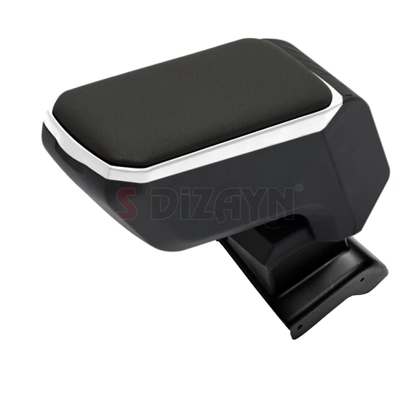 S-Dizayn Seat Ibiza ABS Vidalı Kol Dayama Kolçak Gri 2017 Üzeri A+Kalite - Resim 2