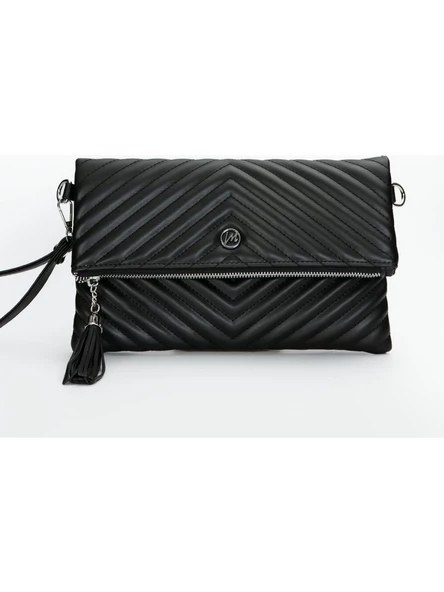 Uzun Omuz Askılı Clutch Portföy Çantası