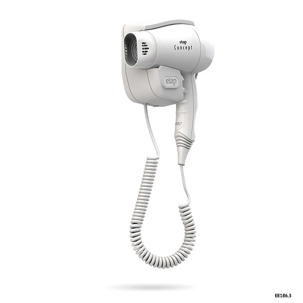 Otel Tipi Saç Kurutma Makinesi Concept Flat Energy Beyaz 1350W - Resim 2