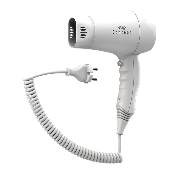 Otel Tipi Saç Kurutma Makinesi Concept Beyaz Fişli 1350W ürün görseli 1