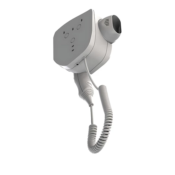 Otel Tipi Saç Kurutma Makinesi Platınum Flat Beyaz 1350W - Resim 4