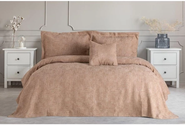 Özdilek Çift kişilik 4 parça Yatak Ortusu Dream Bej