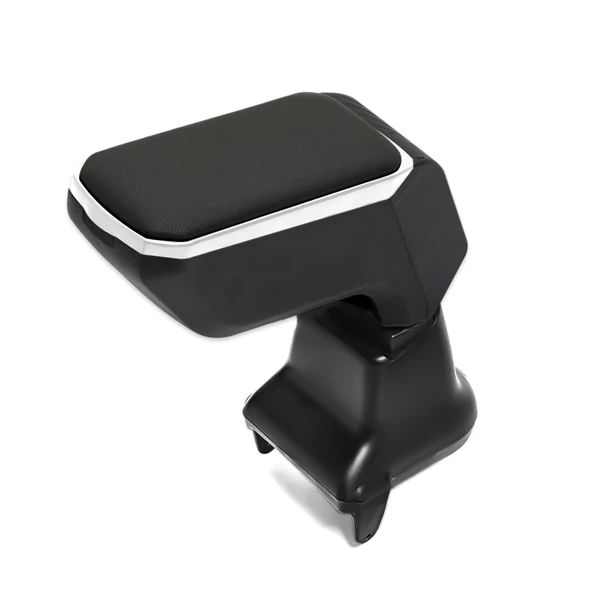 S-Dizayn Renault Clio 4 Kol Dayama Kolçak Geçmeli ABS Gri 2012-2019 A+Kalite - Resim 2