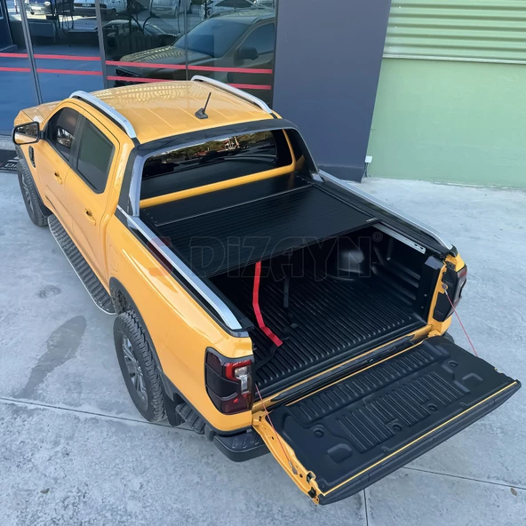 S-Dizayn Ford Ranger 4 S-Back Sürgülü Kapak Siyah V1 OEM Stil 2023 Üzeri - 4
