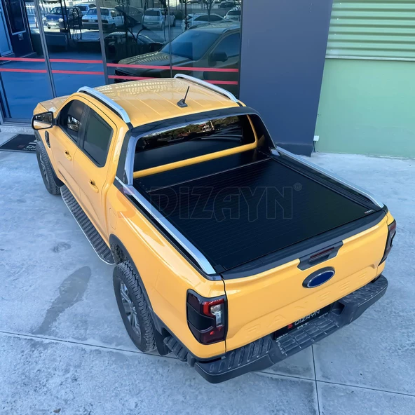 S-Dizayn Ford Ranger 4 S-Back Sürgülü Kapak Siyah V1 OEM Stil 2023 Üzeri - 2