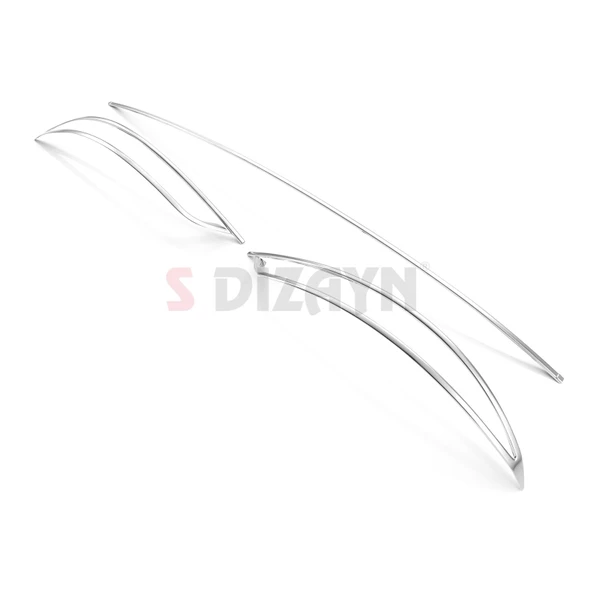 S-Dizayn Fiat Egea SD Krom Arka Tampon Difüzör Çıtası 3 Prç. 2015-2020 - 3