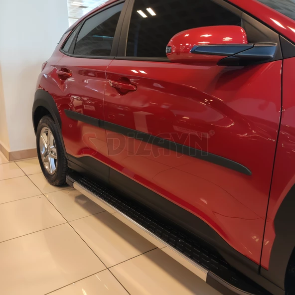 S-Dizayn Hyundai Kona ABS Plastik Yan Kapı Koruma Çıtası 2018-2023 A+ Kalite - 6