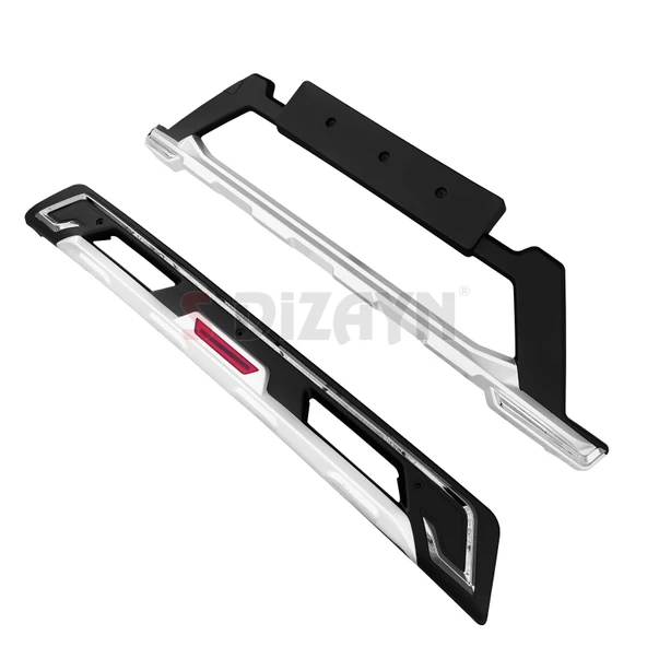 S-Dizayn VW Caddy 3 Ön ve Arka Tampon Koruma Difüzör Seti 2015-2020 A+ Kalite - 3