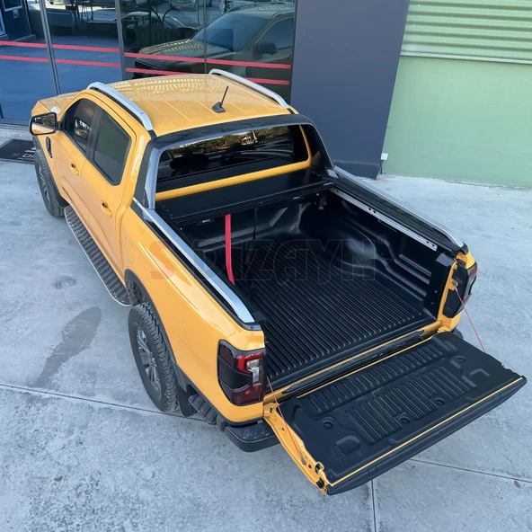 S-Dizayn Ford Ranger 4 S-Back Sürgülü Kapak Siyah V1 OEM Stil 2023 Üzeri - 5