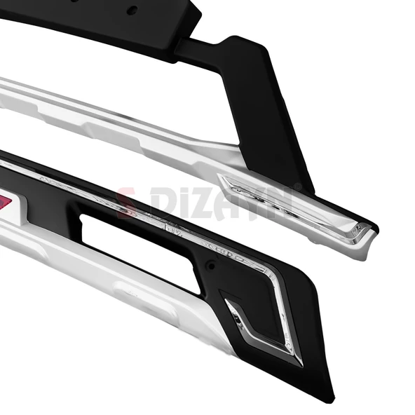 S-Dizayn VW Caddy 3 Ön ve Arka Tampon Koruma Difüzör Seti 2015-2020 A+ Kalite - 4