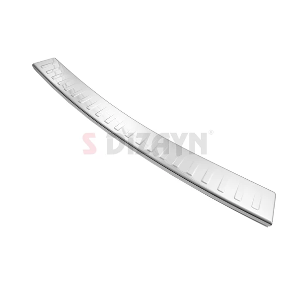 S-Dizayn Skoda Fabia 3 SW Krom Arka Tampon Eşiği 2014-2020 - Resim 3