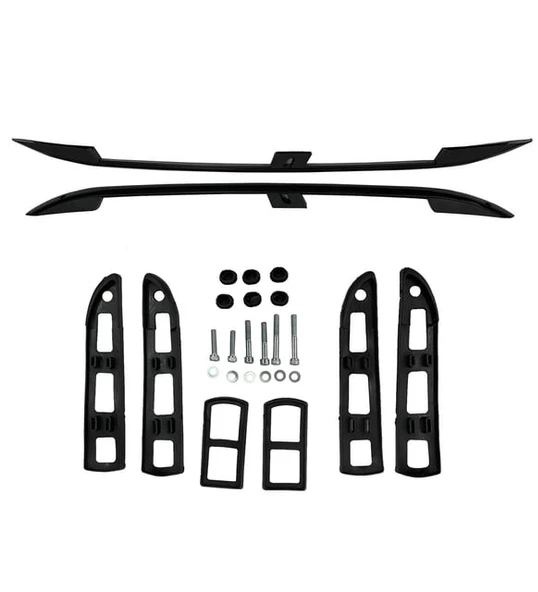 Fiat Fiorino 2007-2024 Tavan Çıtası Araca Özel Siyah Renk Alüminyum - Resim 3