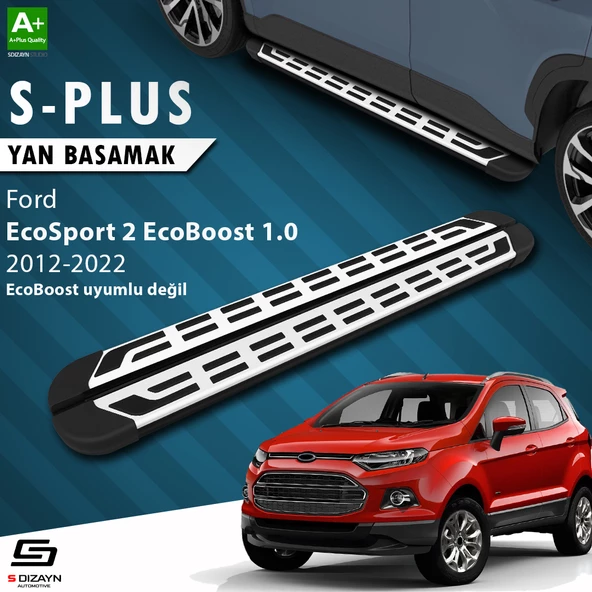 S-Dizayn Ford EcoSport 2 S-Plus Gri Yan Basamak 173 Cm 2012-2022 A+ Kalite