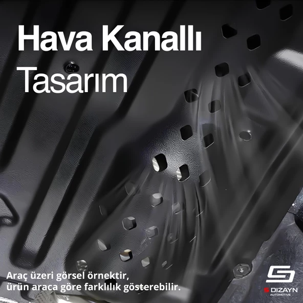 S-Dizayn Peugeot 2008 Çelik Karter Muhafaza Koruma 2013-2019 A+ Kalite - 4