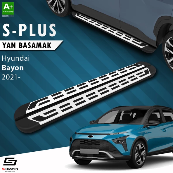 S-Dizayn Hyundai Bayon S-Plus Gri Yan Basamak 173 Cm 2021-2024 A+ Kalite