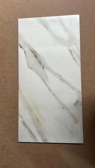 Renkli Duvarlar BS1764 Kendinden Yapışkanlı 1Adet 30x60cm Mermer Desenli Esnek Karavan Banyo Wc Duvar Kaplama Paneli - 4