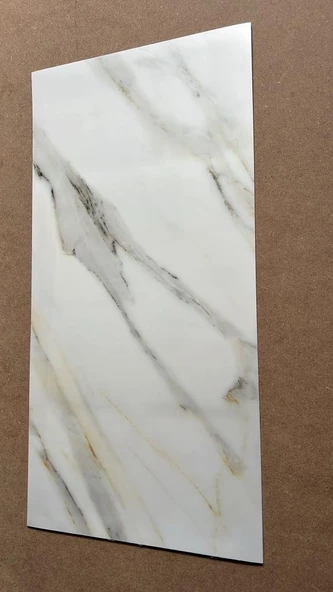 Renkli Duvarlar BS1764 Kendinden Yapışkanlı 1Adet 30x60cm Mermer Desenli Esnek Karavan Banyo Wc Duvar Kaplama Paneli - 5