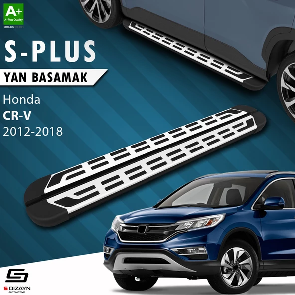 S-Dizayn Honda CR-V 4 S-Plus Gri Yan Basamak 173 Cm 2012-2018 A+ Kalite
