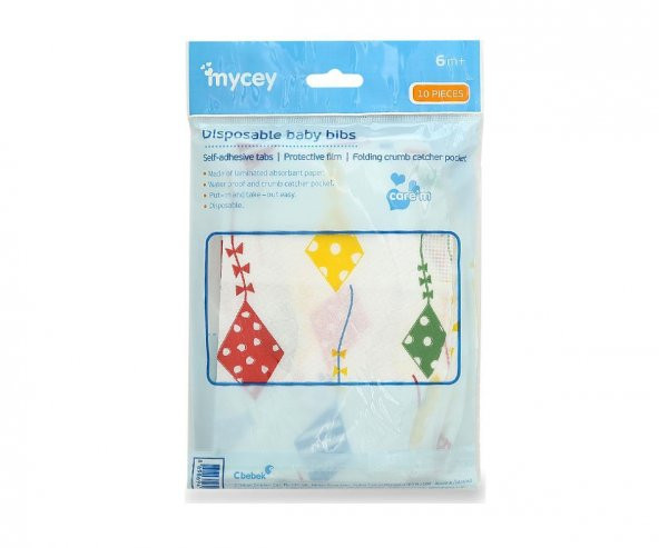 Mycey Tek Kullanımlık Bebek Önlüğü - 10lu - 3
