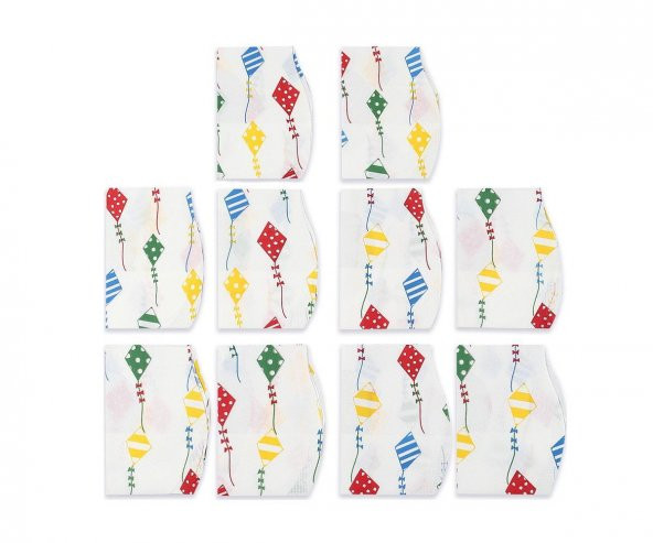 Mycey Tek Kullanımlık Bebek Önlüğü - 10lu - 4