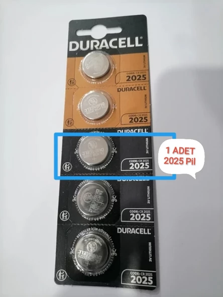 DURACELL Para Pil 2025 1 Adet