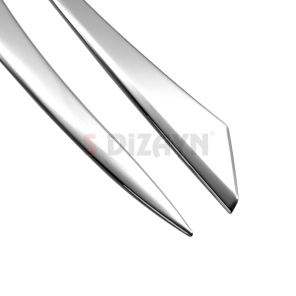 S-Dizayn Honda Civic Krom Far Alt Çıtası 2 Prç. 2021 Üzeri A+ Kalite - 4