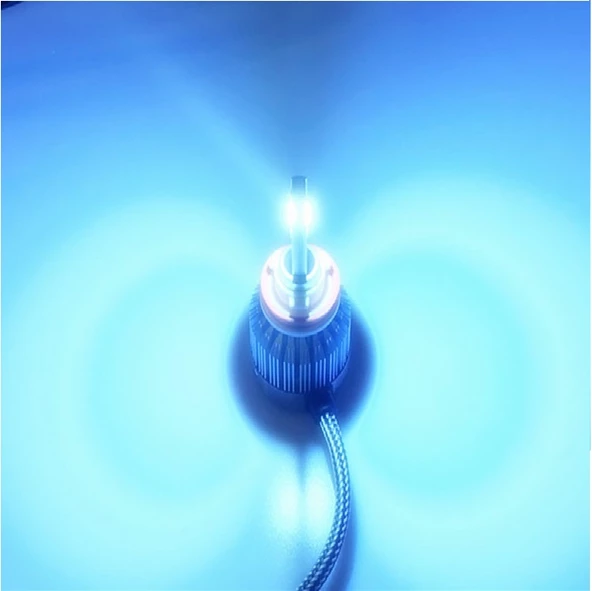 Space Led Far Ampulü H8-3500LMX2-30W-12V Buz Mavisi / LAAM706 - 2