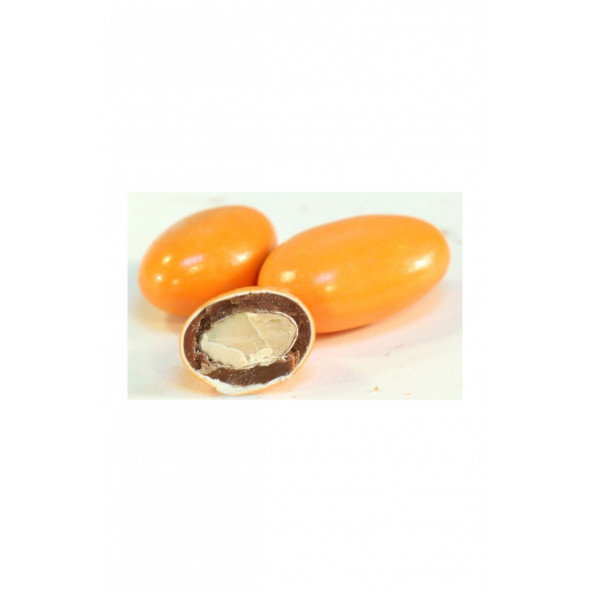 KATSAN OVALETTE TURUNCU RENKLİ BADEM DRAJE 1 Kg. - 1