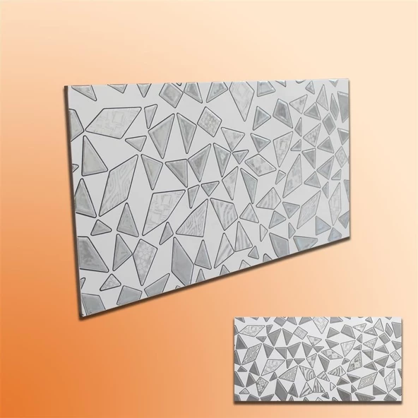 Mutfak Tezgah Arası Seramik Dekor Piero ARES SİYAH 30x60 cm - 3