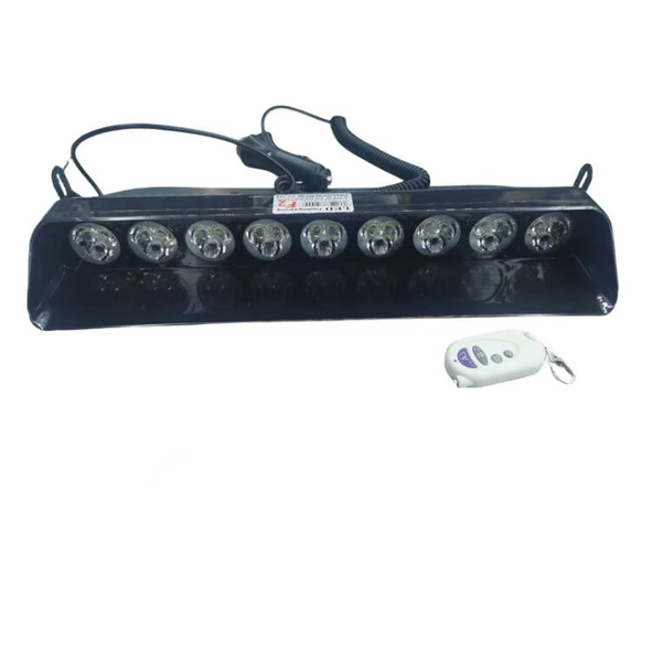 Space Cam İçi Çakar Lamba Uzaktan Kumandalı 27 Led 27W 12V Kırmızı-Beyaz-Mavi / LAPA521 ürün görseli 1