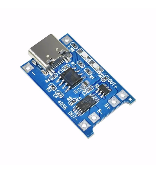 TP4056 Type-C Korumalı 18650 Lipo Pil Şarj Devresi - 2
