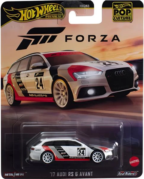 Hot Wheels Premium Pop Culture '17 Audi RS 6 Avant HVJ47 ürün görseli