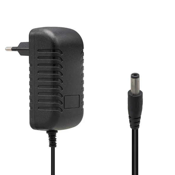12 Volt - 2 Amper 5.5*2.5 Mm Uçlu Plasti̇k Kasa Pri̇z Ti̇pi̇ Adaptör - 2
