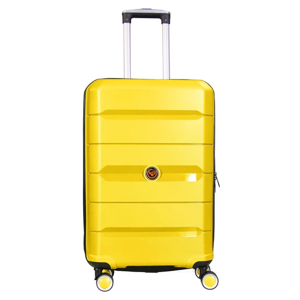 NPO Diamond PP(Polipropilen) Küçük Boy Kırılmaz Valiz-Sarı