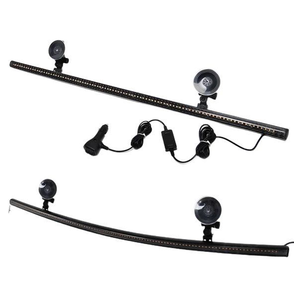 Çakar lamba 12-32v esnek model 84cm vantuzlu çakarlı mavi-kırmızı / LAPA543 ürün görseli