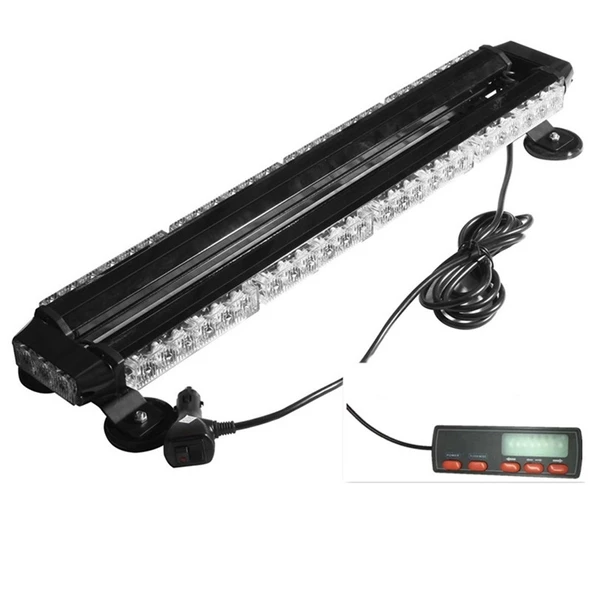 Çakar lamba çift taraflı 54 led kırmızı-beyaz / LAPA526-1 - 2