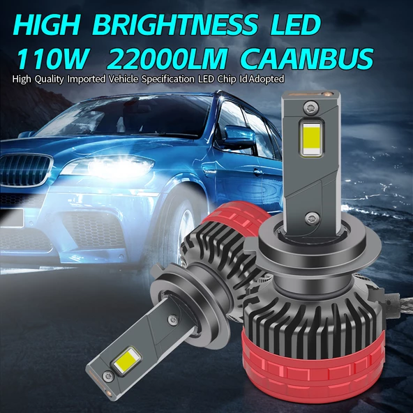 Led far ampulü canbus 110W 22000LM H1 12V / LAAM922 - 4