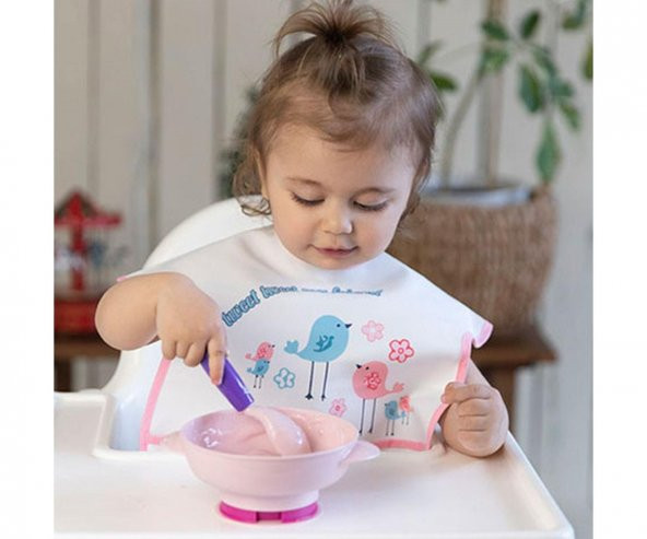 Mycey 360 - Derece Dönen Mama Bebek Kaşığı - 5