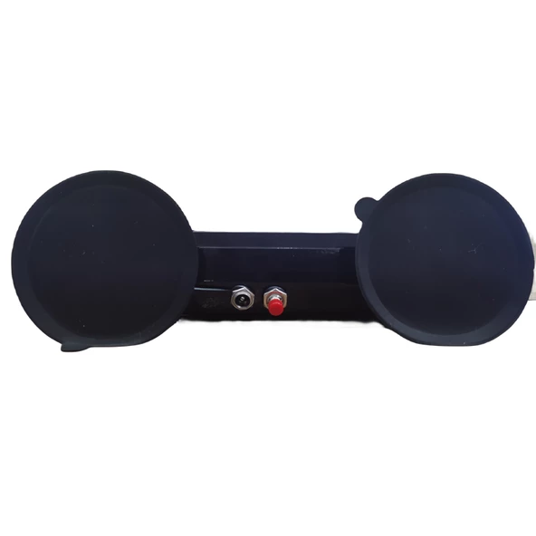 Tepe çakar lamba mıknatıslı vantuzlu 21 fonksiyonlu 15,5cm  6 ledli kırmızı-mavi usb-fiş şarjlı-kumandalı  adet  / LAPA118-2 - Resim 2