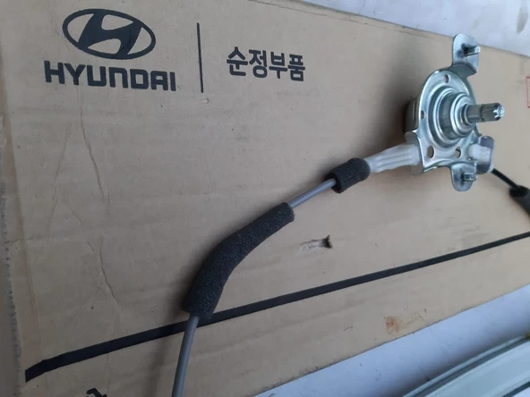 Hyundai Accent 1995-1999 yumurta kasa Ön kapı Cam Krikosu Sağ mekanik manuel yolcu tarafı Orjinal Marka Orjinal Parça 82402-22000 - 4
