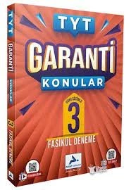 TYT Garanti Konular 3 Fasikül Deneme Paraf Yayınları