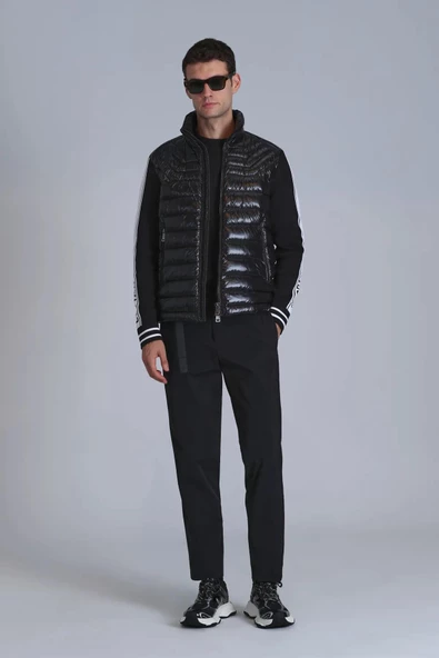 Lufian Hıdden Spor Erkek Chino Pantolon Slim Fit Siyah - 5